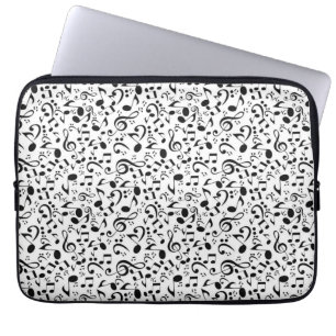Funda Para Portátil Patrón musical