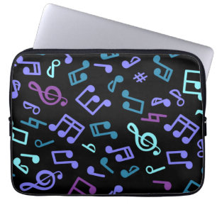 Funda Para Portátil Patrón musical