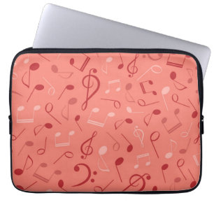 Funda Para Portátil Patrón musical