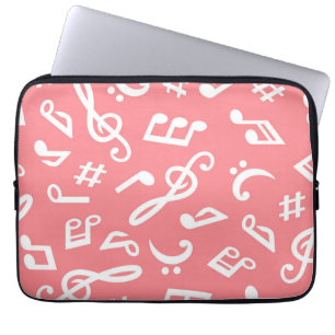 Funda Para Portátil Patrón musical