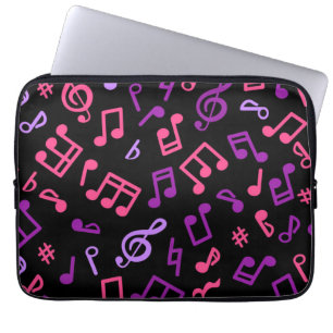 Funda Para Portátil Patrón musical