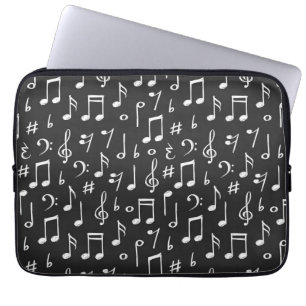 Funda Para Portátil Patrón musical