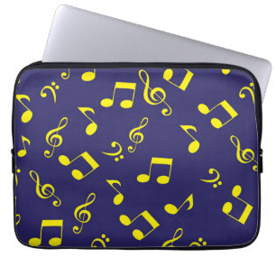 Funda Para Portátil Patrón musical