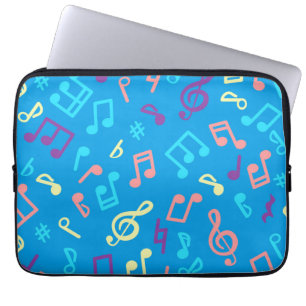 Funda Para Portátil Patrón musical