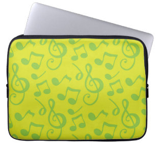 Funda Para Portátil Patrón musical