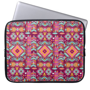 Funda Para Portátil Patrón nativo americano azteca