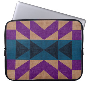 Funda Para Portátil Patrón nativo americano azteca