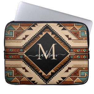 Funda Para Portátil Patrón nativo americano estilo boho cultura india