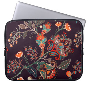 Funda Para Portátil Patrón natural sin foco. Antecedentes con una gran