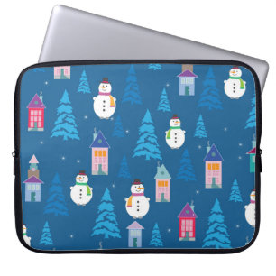 Funda Para Portátil Patrón navideño