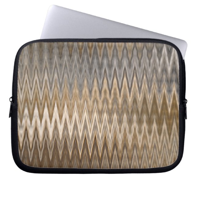 Funda Para Portátil Patrón ondulado de tierra (Frente)