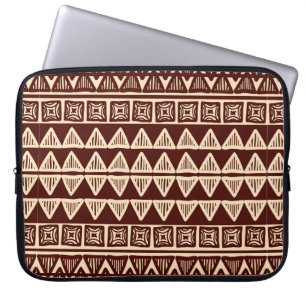 Funda Para Portátil Patrón ornamental tribal a rayas