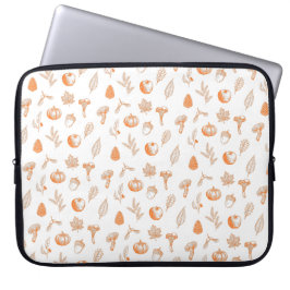 Funda Para Portátil Patrón Otoñal Acogedor