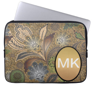 Funda Para Portátil Patrón Paisley de impresión animal