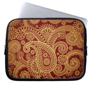 Funda Para Portátil Patrón Paisley, paisley persa, paisley oriental