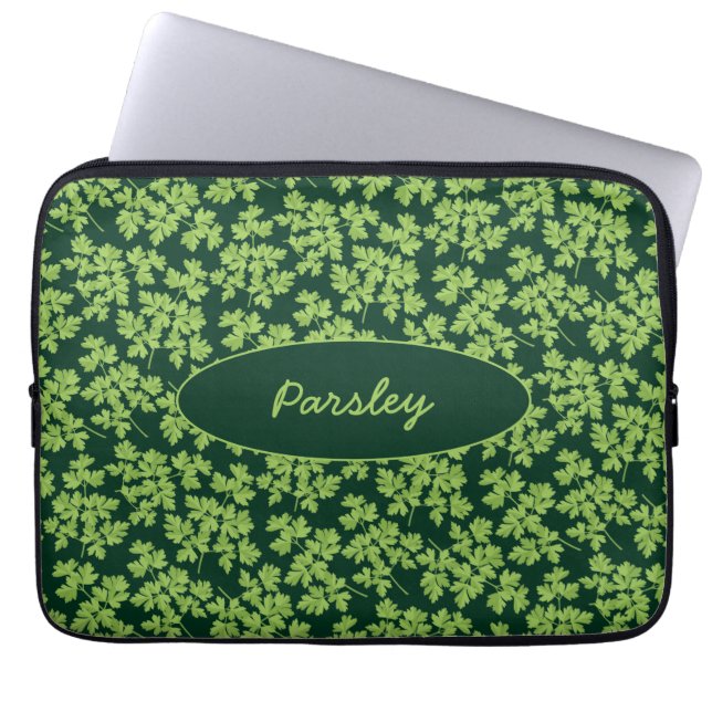 Funda Para Portátil Patrón Parsley (Frente)