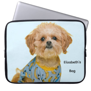 Funda Para Portátil Patrón personalizado de perro de corte