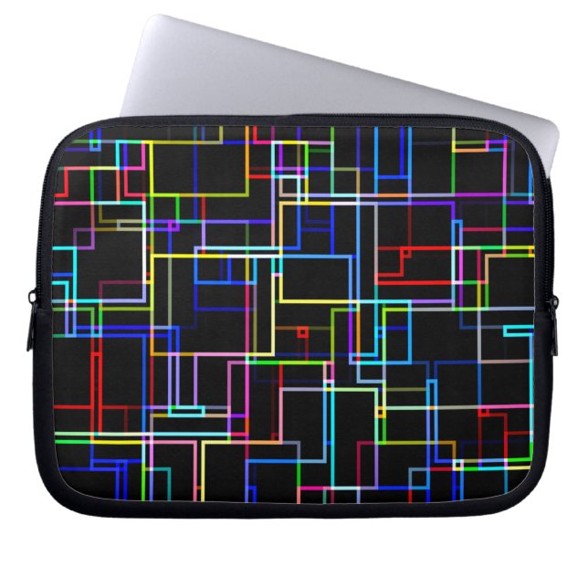 Funda Para Portátil Patrón rayado multicolor de Guay (Frente)