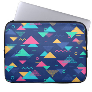 Funda Para Portátil Patrón retro de los años 80