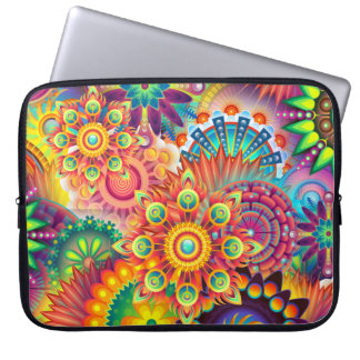 Funda Para Portátil Patrón retro falso Resumen bohemio