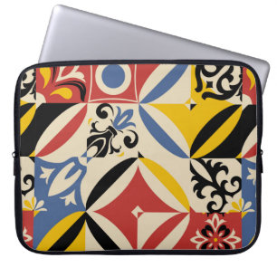Funda Para Portátil Patrón retro sin fisuras a partir de un geometrio 