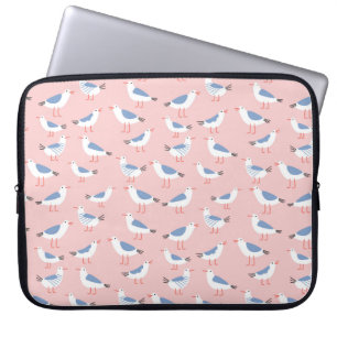 Funda Para Portátil Patrón sin foco con gaviotas personalizados lindas