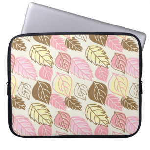 Funda Para Portátil Patrón sin foco con hojas de otoño