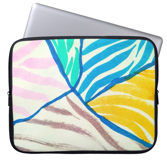 Funda Para Portátil Patrón sin inconvenientes con llaves y cerraduras  (Frente)