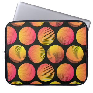 Funda Para Portátil patrón sin inconvenientes en el fuego naranja sh
