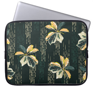 Funda Para Portátil Patrón sin soldadura PLANTAS Botánicas VARIADAS, i