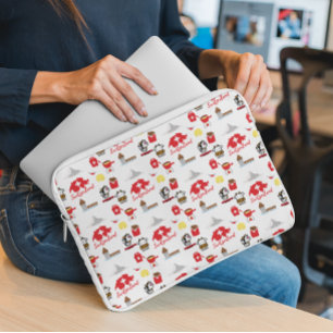 Funda Para Portátil Patrón suizo de souvenirs