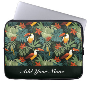 Funda Para Portátil Patrón Táctico Tropical