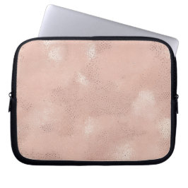 Funda Para Portátil Patrón Texturizado Rosa Suave