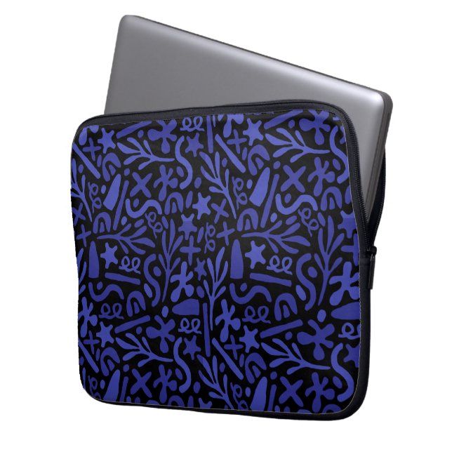 Funda Para Portátil patrón transparente abstracto (Anverso izquierdo)