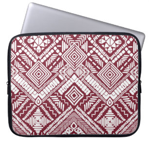 Funda Para Portátil Patrón transparente azteca