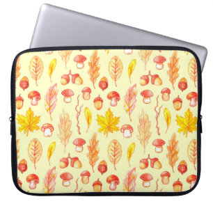 Funda Para Portátil Patrón transparente de acuarela aislado