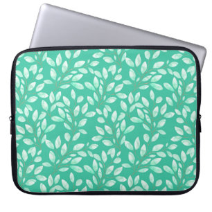 Funda Para Portátil Patrón transparente de acuarela con hojas de color