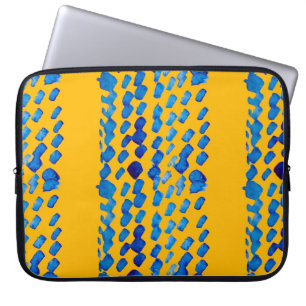 Funda Para Portátil Patrón transparente de acuarela con puntos abstrac
