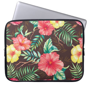 Funda Para Portátil Patrón transparente de acuarela dibujada a mano co