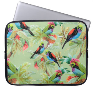 Funda Para Portátil Patrón transparente de acuarela dibujado a mano co