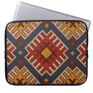 Funda Para Portátil Patrón tribal azteca sin soldadura de punto de lan