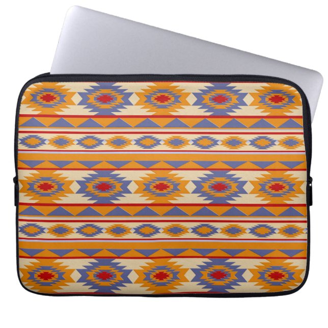 Funda Para Portátil Patrón tribal del suroeste (Frente)