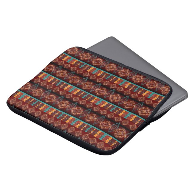 Funda Para Portátil Patrón tribal del suroeste (Superior anverso)