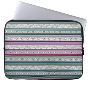 Funda Para Portátil patrón tribal étnico geométrico de indio americano