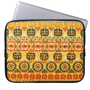 Funda Para Portátil Patrón tribal sin soldadura