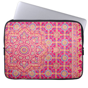 Funda Para Portátil Patrón vintage de bordado indio