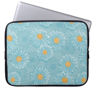 Funda Para Portátil patrón vintage floral sin soldadura. Fondo de sali
