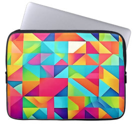 Funda Para Portátil Patrones abstractos coloridos vibrantes