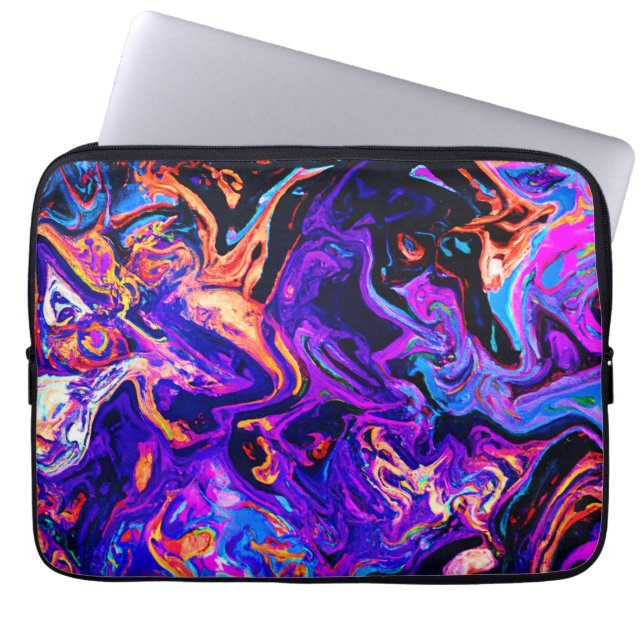 Funda Para Portátil Patrones artísticos coloridos (Frente)