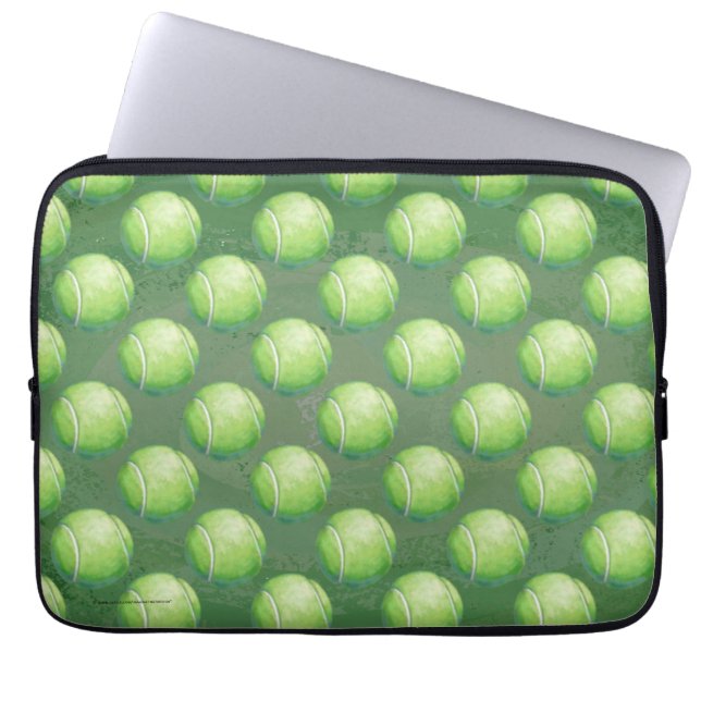 Funda Para Portátil Patrones de bolas de tenis (Frente)